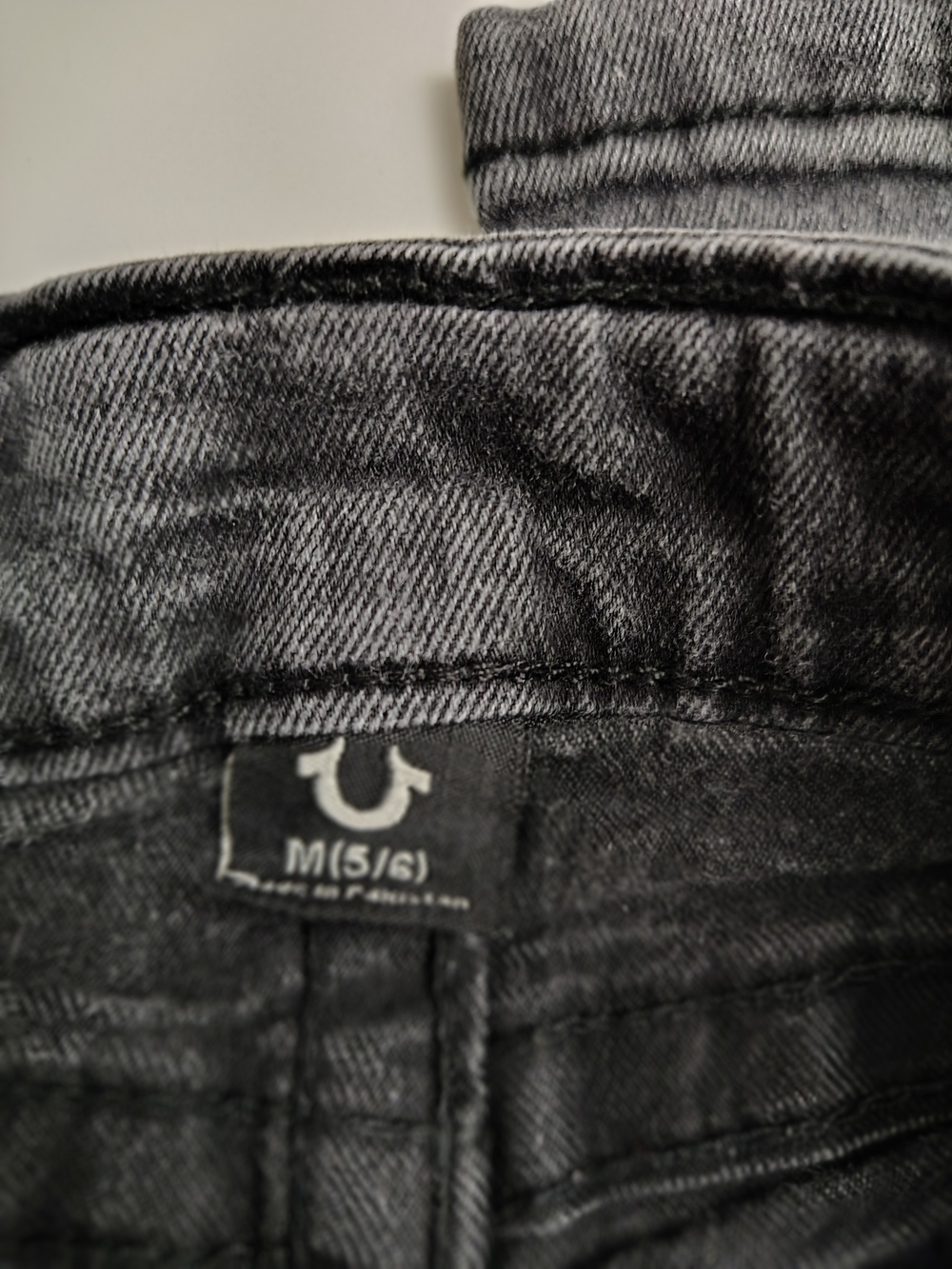 Kids' Black Denim Jeans - Classic Stretch Bottoms - Picture 2 of 2